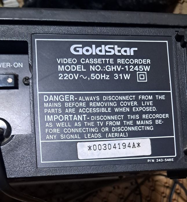 Video  Cassete GoldStar