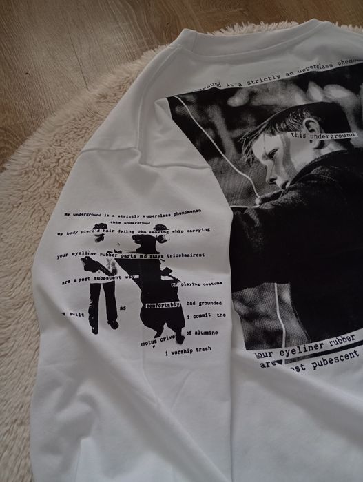 Long sleeve ERD biały