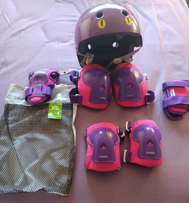 Conjunto Completo de Proteções Oxelo Infantil.