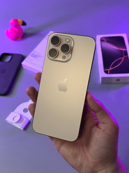 iPhone 16 pro MAX 256gb 97% Desert Titanium Європа з фіз сім