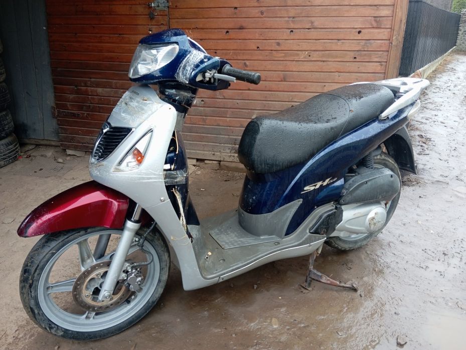 Розбір honda sh 150, двигун, пластик, диски, стартер, термостат, колод