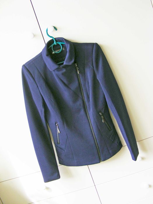 Піджак жакет косуха lanmas колір індиго розмір s для школи або в офіс