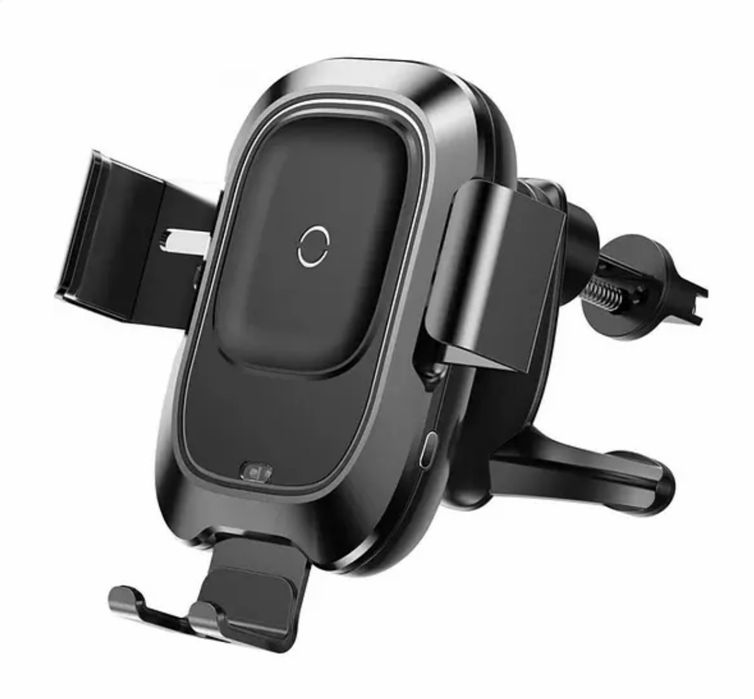 Автотримач Baseus Smart Vehicle Bracket Wireless Charger чорний
