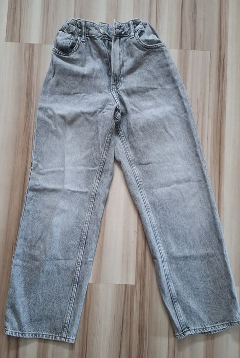 Spodnie loose fit h&m r. 146