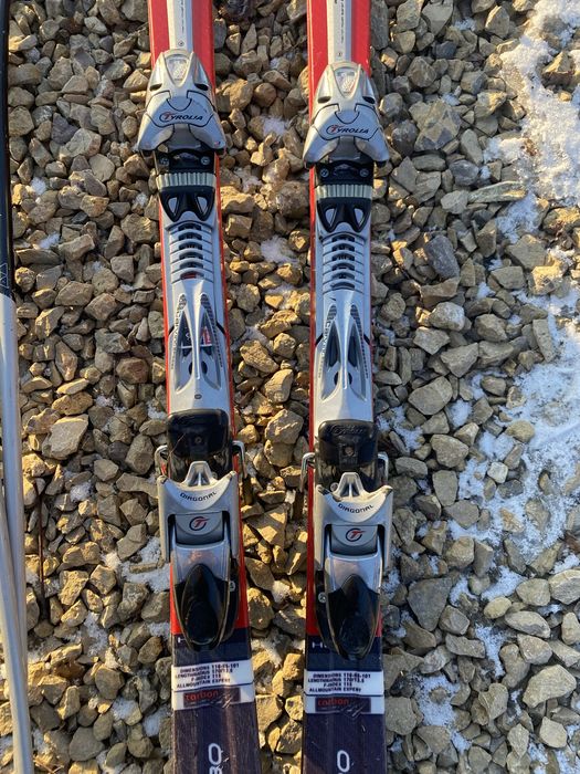 Narty zjazdowe Head Cyber xp 80 + kijki 170cm