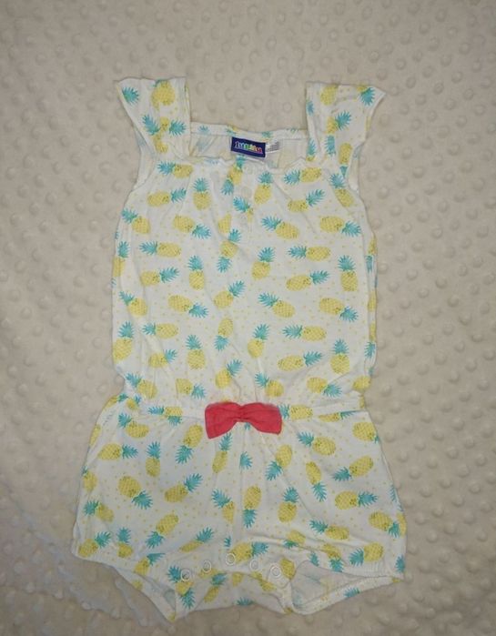 Комбинезон, песочник ,ромпер на девочку Lupilu 6-12мес. На годик