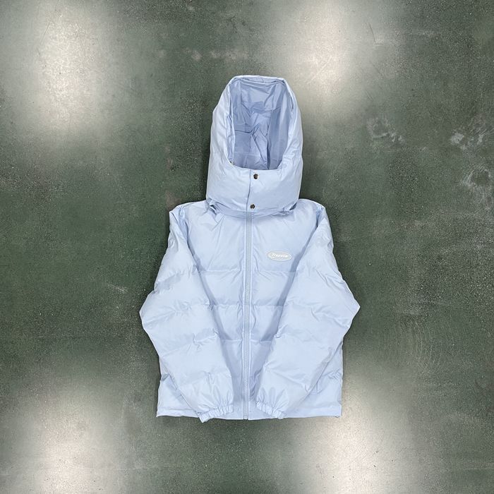 TRAPSTAR puffer jacket baby blue