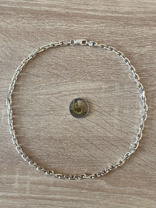 Srebrny łańcuszek męski 925  –  Anker – 38 g