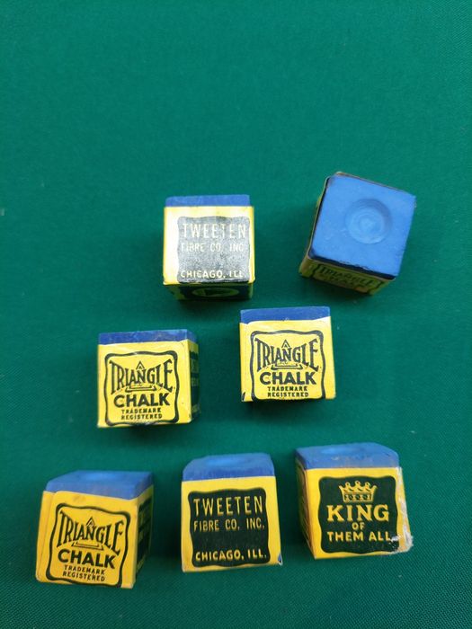 Caixa giz "Triangle Chalk" para taco de bilhar