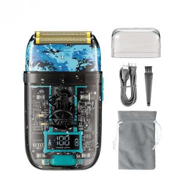 Электробритва портативная мужская VGR V-352 профессиональная бритва