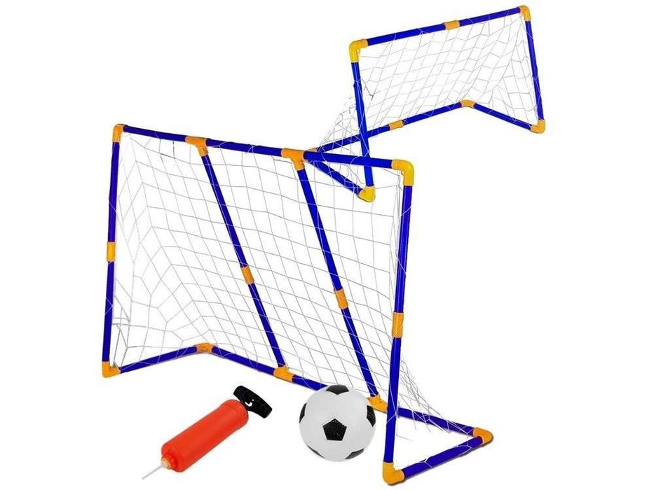 zestaw do piłki nożnej badmintona siatkówki 3 w 1 dwie wersje bramki