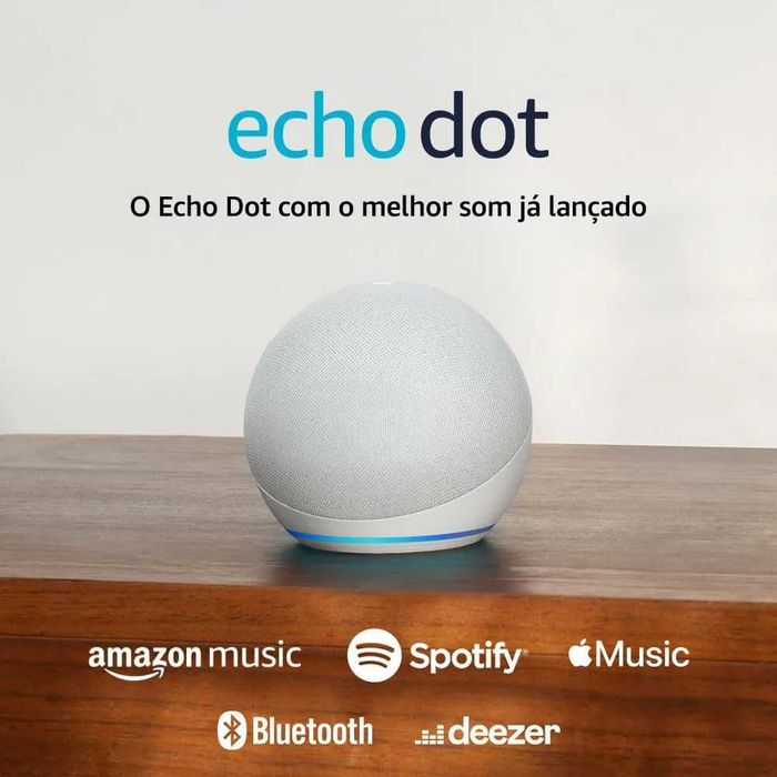 Amazon Alexa Echo Dot (5ª Geração), NOVO - 4 disponiveis