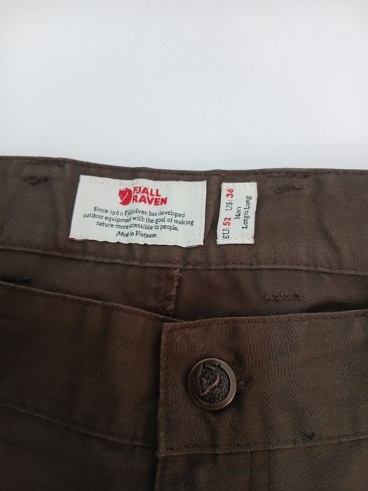 Штаны карго Fjällräven