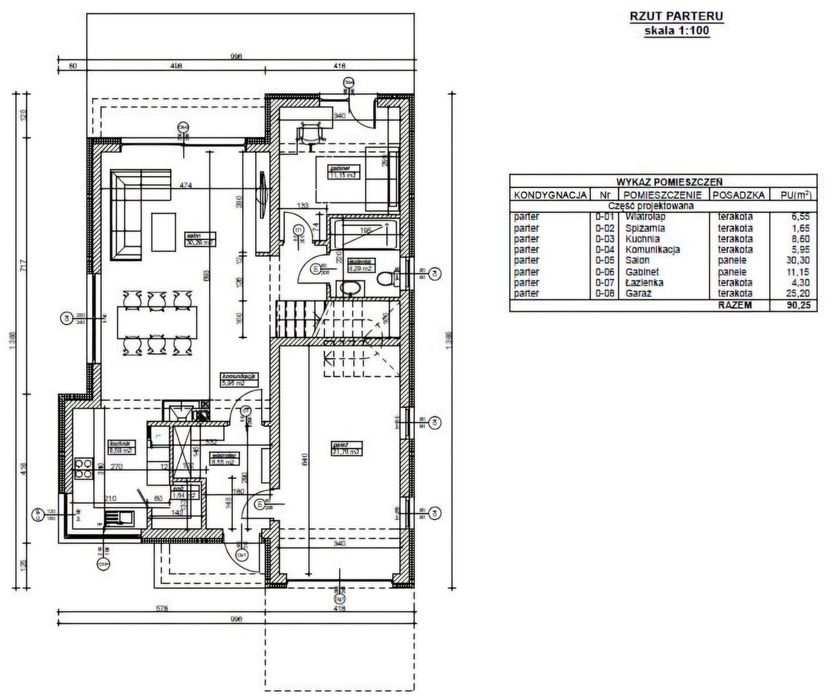 Nowoczesny Dom 178 m²  – ŁOCHÓW  60 km od Warszawy