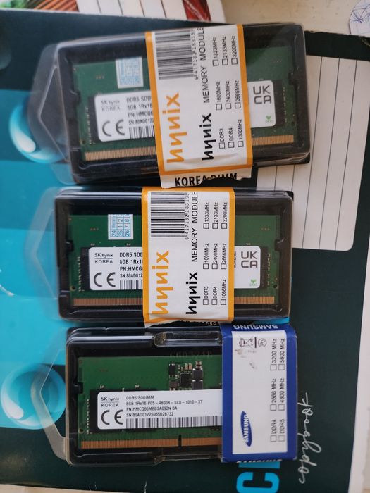 Оперативная память DDR5 8gb новая