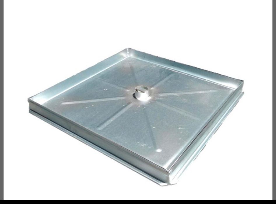 Tampa de Saneamento Galvanizada 600x600x40mm 25m