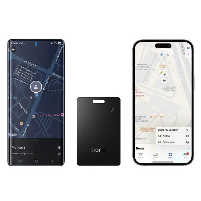 Bluetooth трекер HOCO E102 gps брелок для ключів трекер для ключів трекер для гаманця bluetooth маячок gps брелок bluetooth трекери оптом трекер оптом