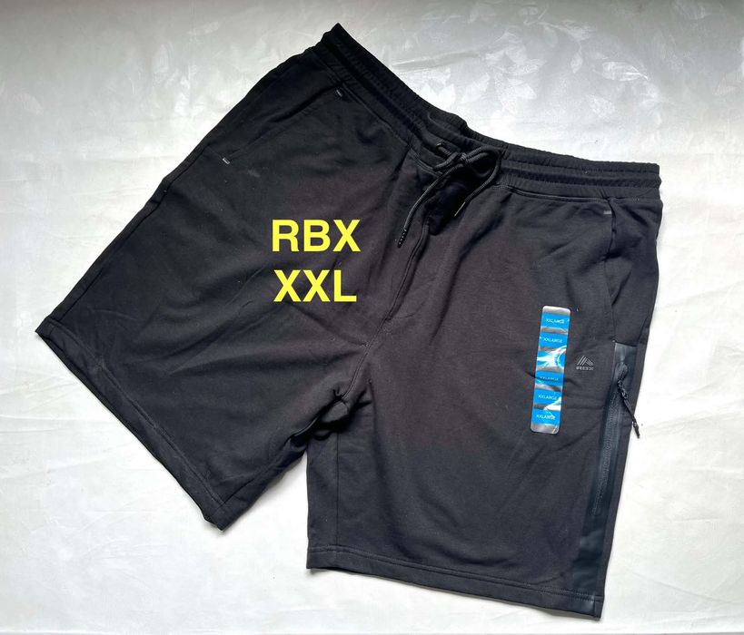 RBX spodenki czarne nowe z kieszonkami XXL