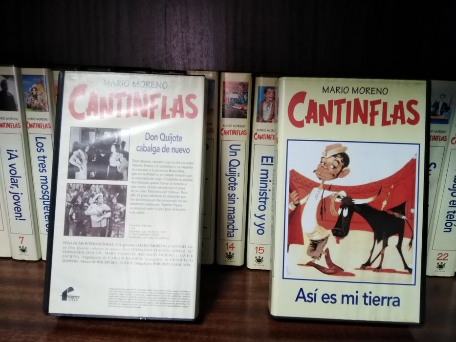 26 Cassetes de Vídeo VHS do Cantiflas