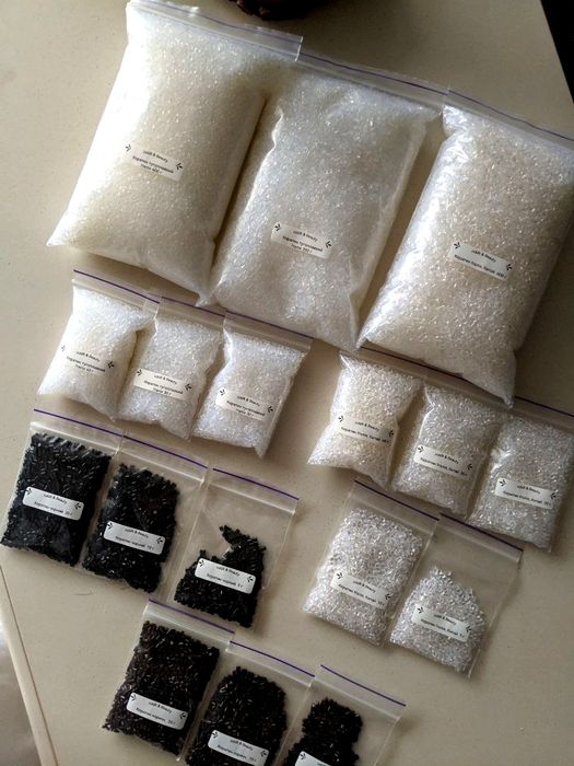 Кератин для наращивания волос коричневый, чёрный, прозрозрачный