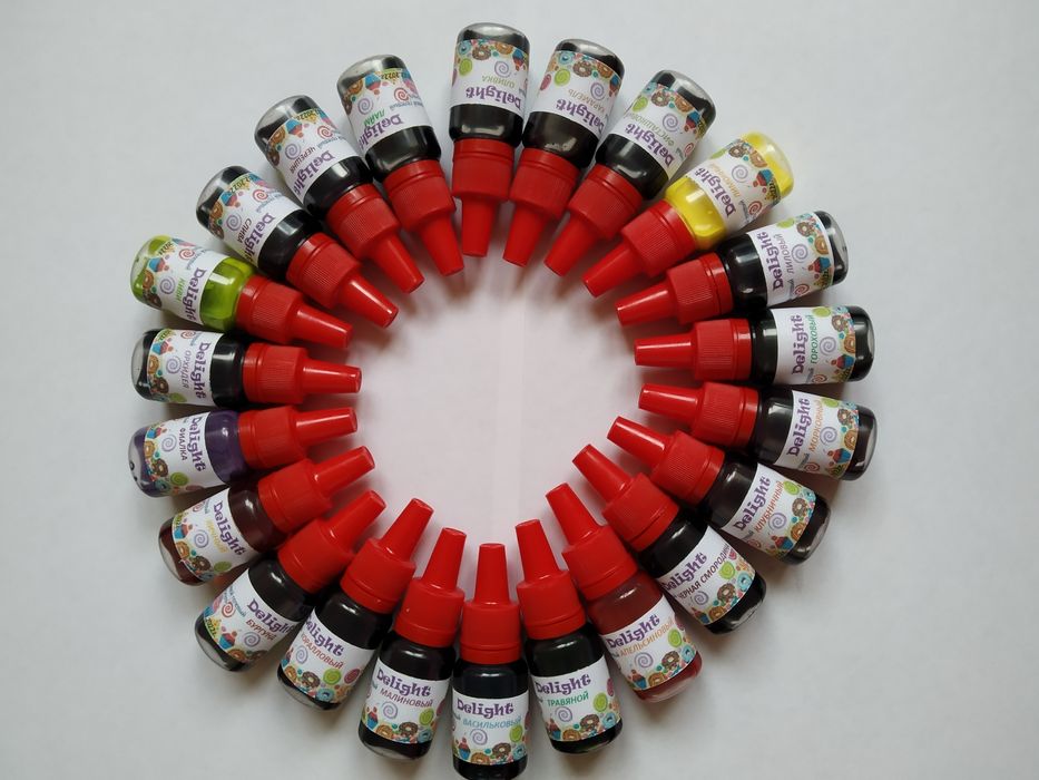 Акція! Гелевий харчовий барвник. Фарба харчова.Пищевой краситель.