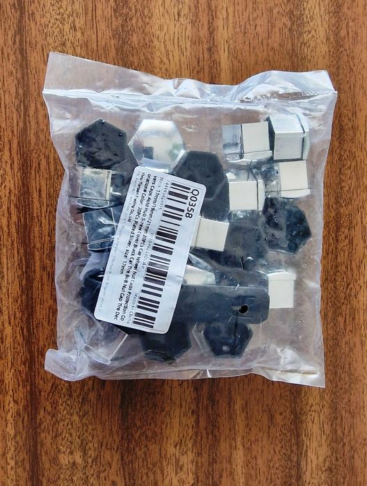 20 tampas de parafusos para jantes de 17 mm