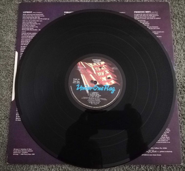 Death - " Leprosy "... Lp em vinil 1a edição