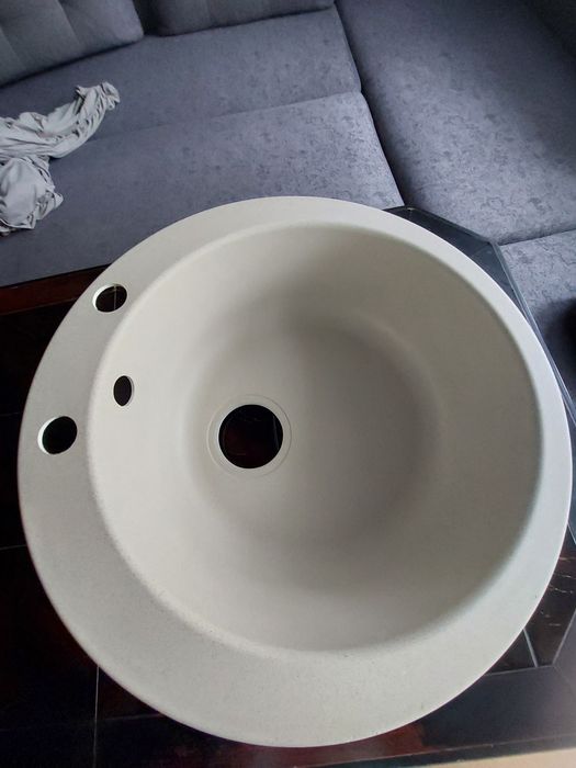 Zlew jednokomorowy okrągły 40cm
