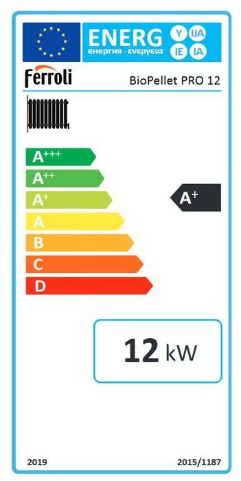 Kocioł Ferroli Biopellet Pro 12kW piec automat na pellet  RATY