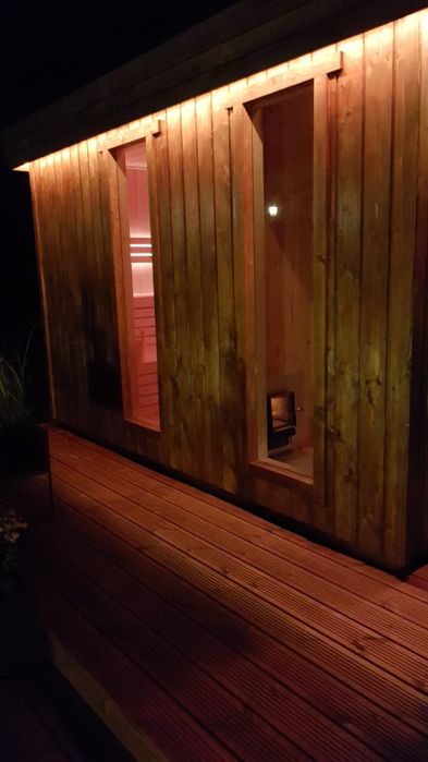 Sauna Fińska z antresola  plus  taras