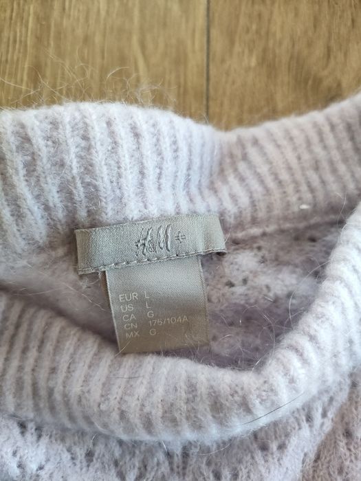 Sweterek H&M wełna moher