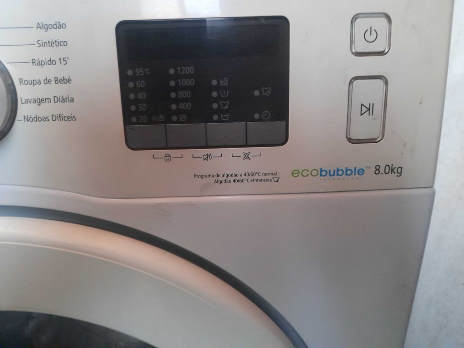 maquina de roupa Sansung 8 quilos 1400 rpm