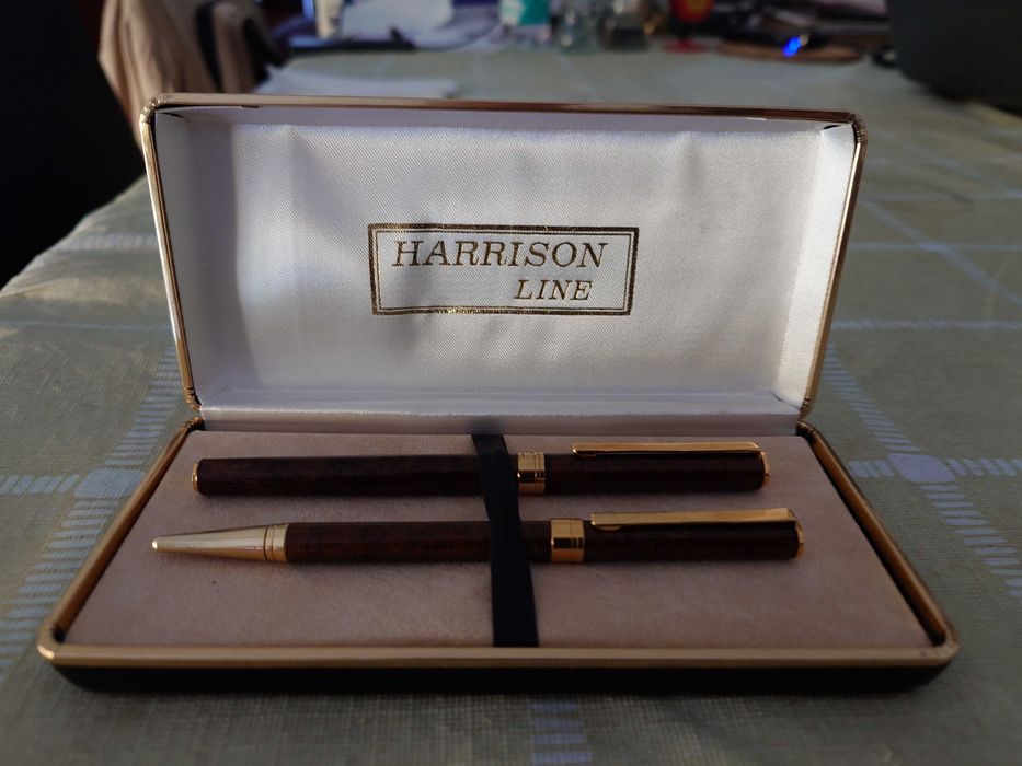Estojo de caneta e esferográfica Harrison Line (novo)