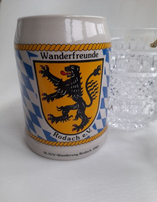 Пивные кружки.Германия и Чехословакия(богемский хрусталь)