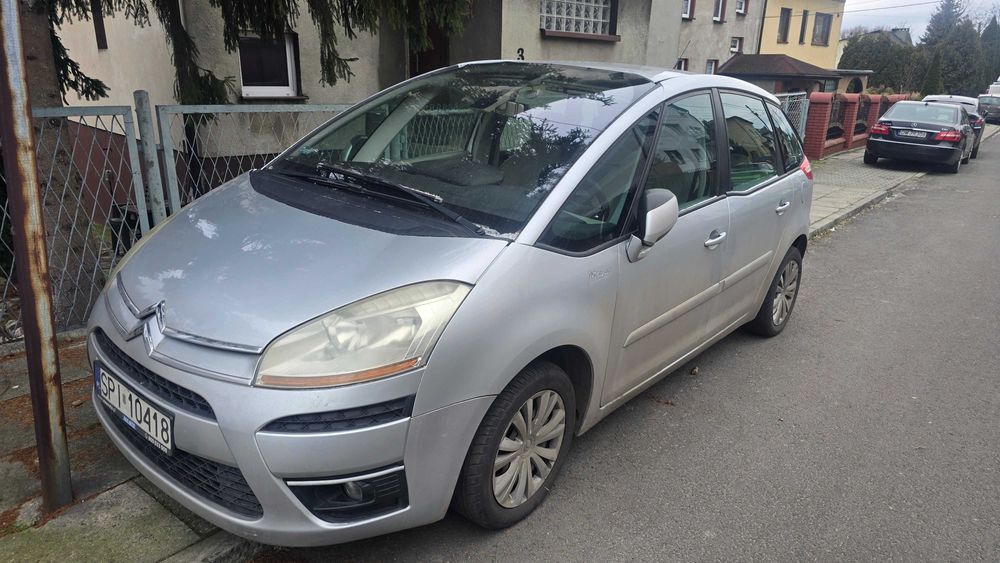 Citroen C4 Picasso 08r 1,6 b+gaz uszkodzony PT14.03.26r Ubez.03.03.26r