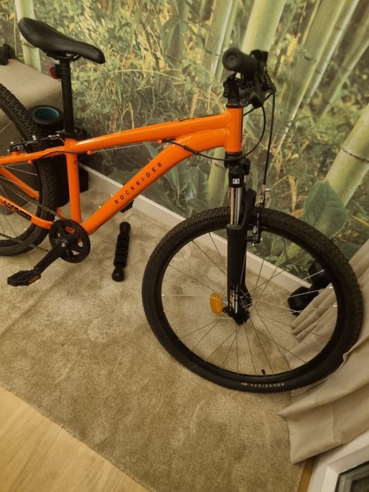 Bicicleta Rockrider ST 500, roda 26, laranja