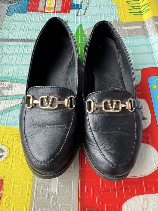 Шкіряні туфлі/лофери розмір 34