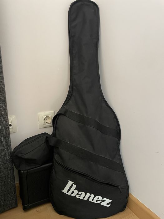 Guitarra Elétrica Ibanez Gio A czul + Amplificador + Acessórios (Como Nova)