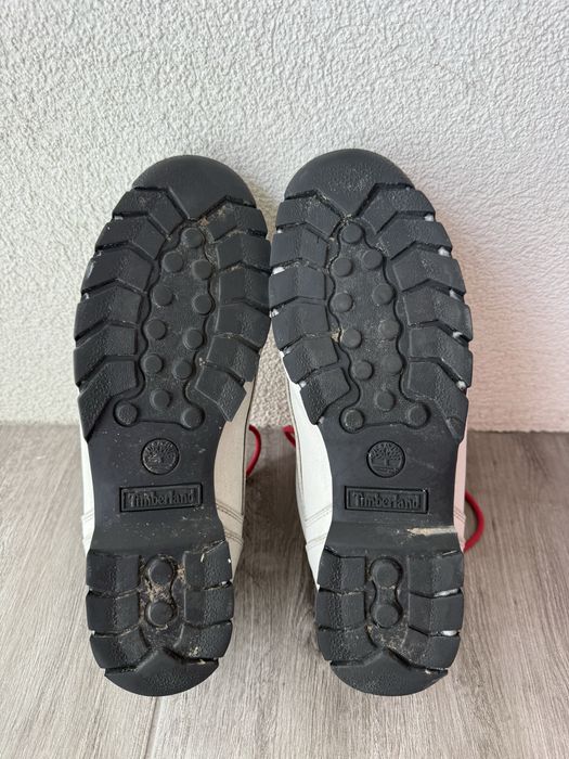 Jasne zimowe trapery/ ocieplane buty Timberland 44.5 skóra