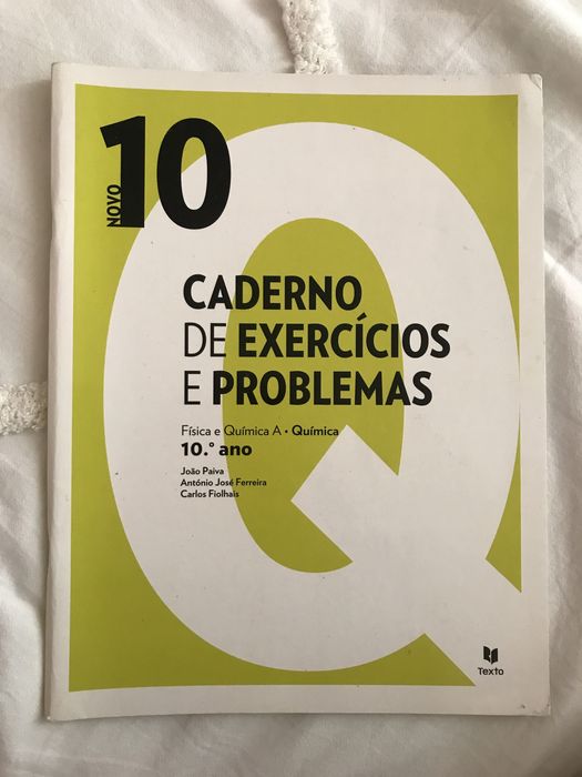 Caderno de Exercícios - Química - 10°ano