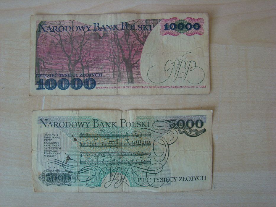Stare Banknoty Polskie z PRL -u