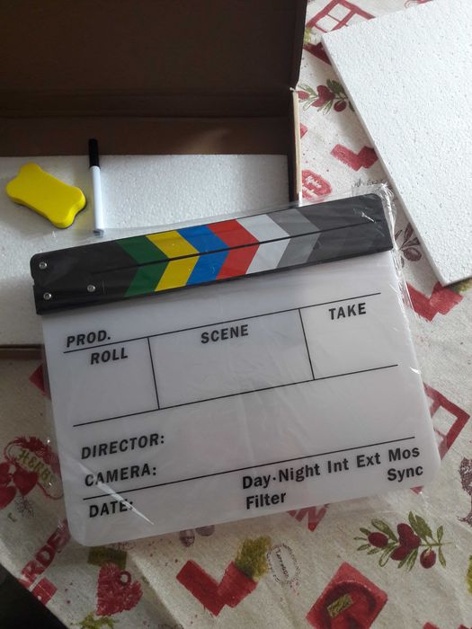 Claquete de cinema NOVA
