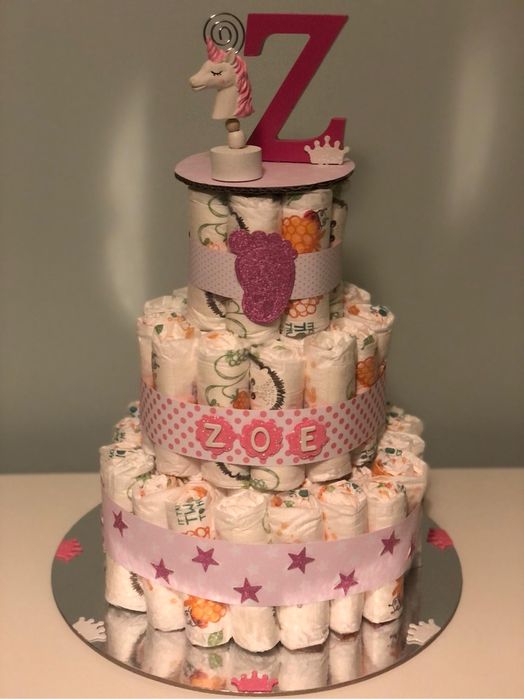 Bolo de Fraldas *  Cha de Bebe *