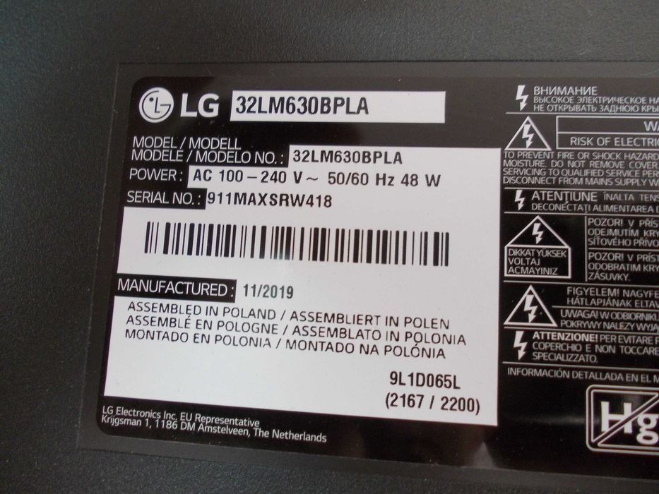 peças pra tv lg smart tv mod, lg 32lm630 bpla
