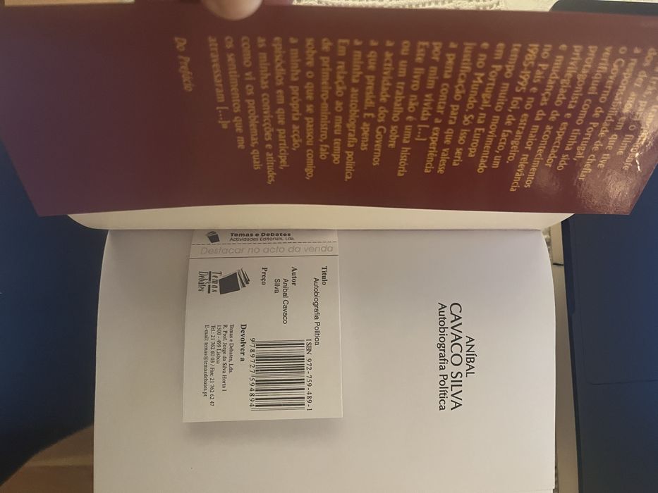 Aurobiografia politica Aníbal Cavaco Silva