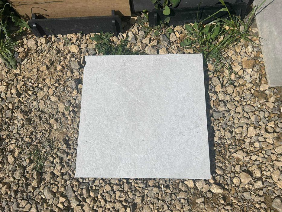 ATEM Gres 2 cm na Taras Ogrodowy 60x60 QUARZO WHITE Płyty Chodnikowe