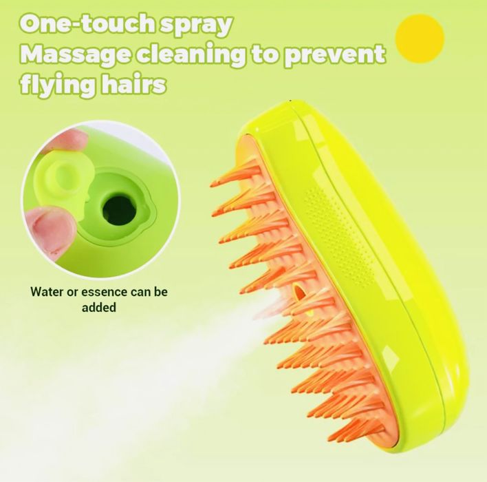 Щітка парова для котів та собак, гребінець