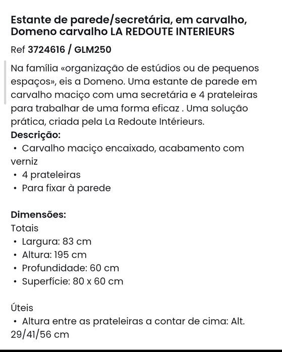 Estante de parede DOMENO da LaRedoute