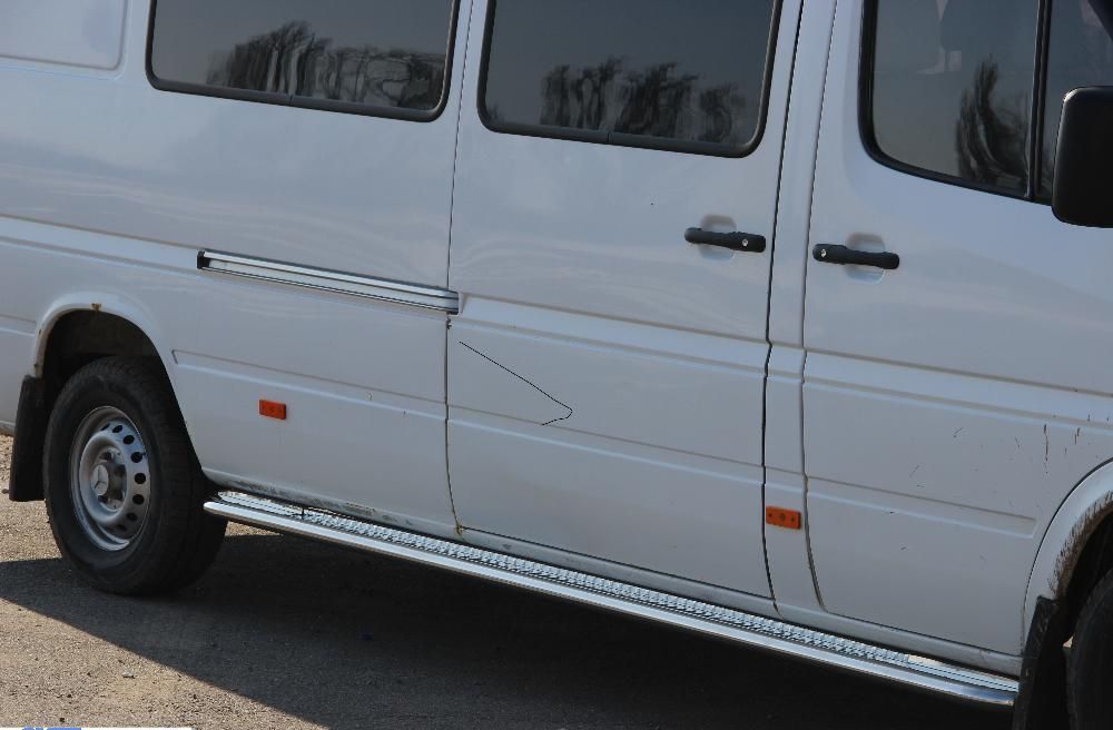 Боковые Трубы-Дуги-Пороги боковые для Mercedes Sprinter\Crafter-Люстра
