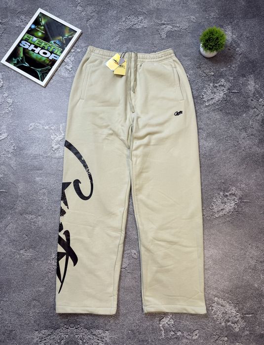 Штани Corteiz, штани кортез на флісі, широкі спортивні штани Corteiz